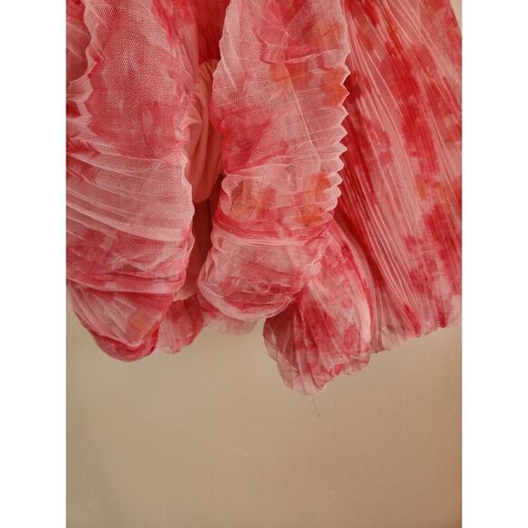 NWT Anthropologie Hutch One-Shoulder Floral Romper Size 6 Mesh #MB423 - Picture 7 of 13